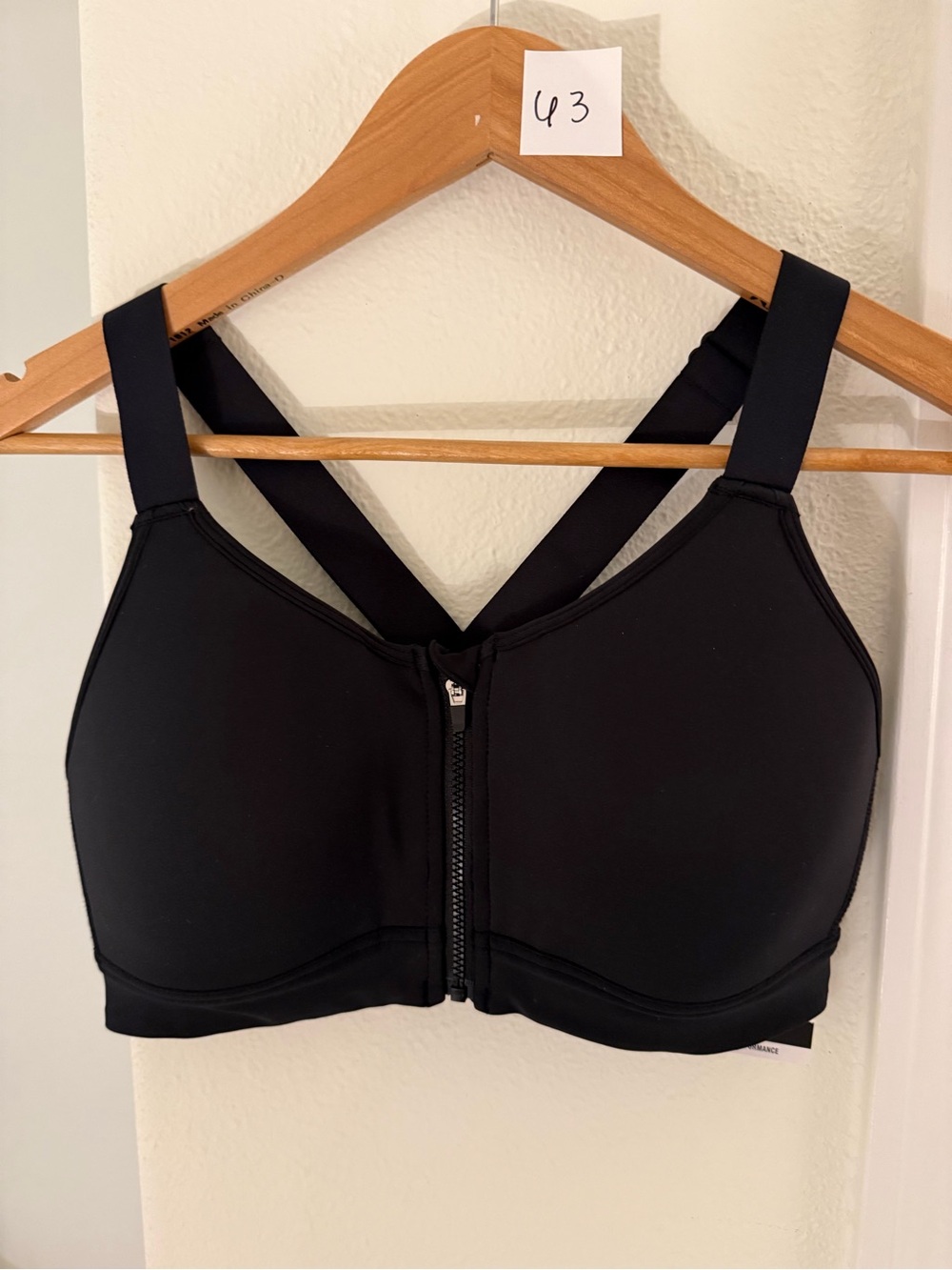 Ideology black medium Impact Front-Zip Sports Bra